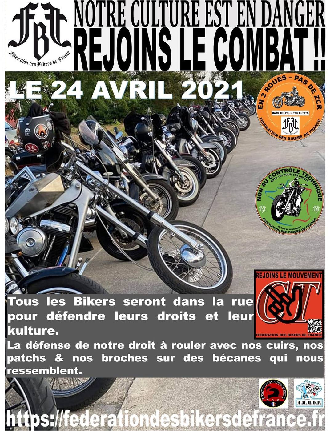 Affiche : Notre culture est en danger : rejoins le combat, 24 avril 2021