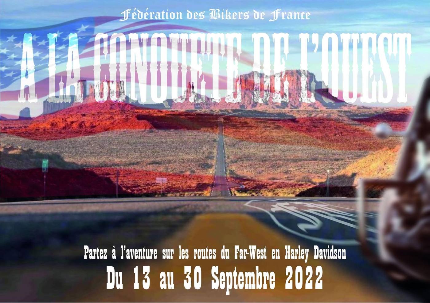 Affiche : À la conquête de l'Ouest, septembre 2022