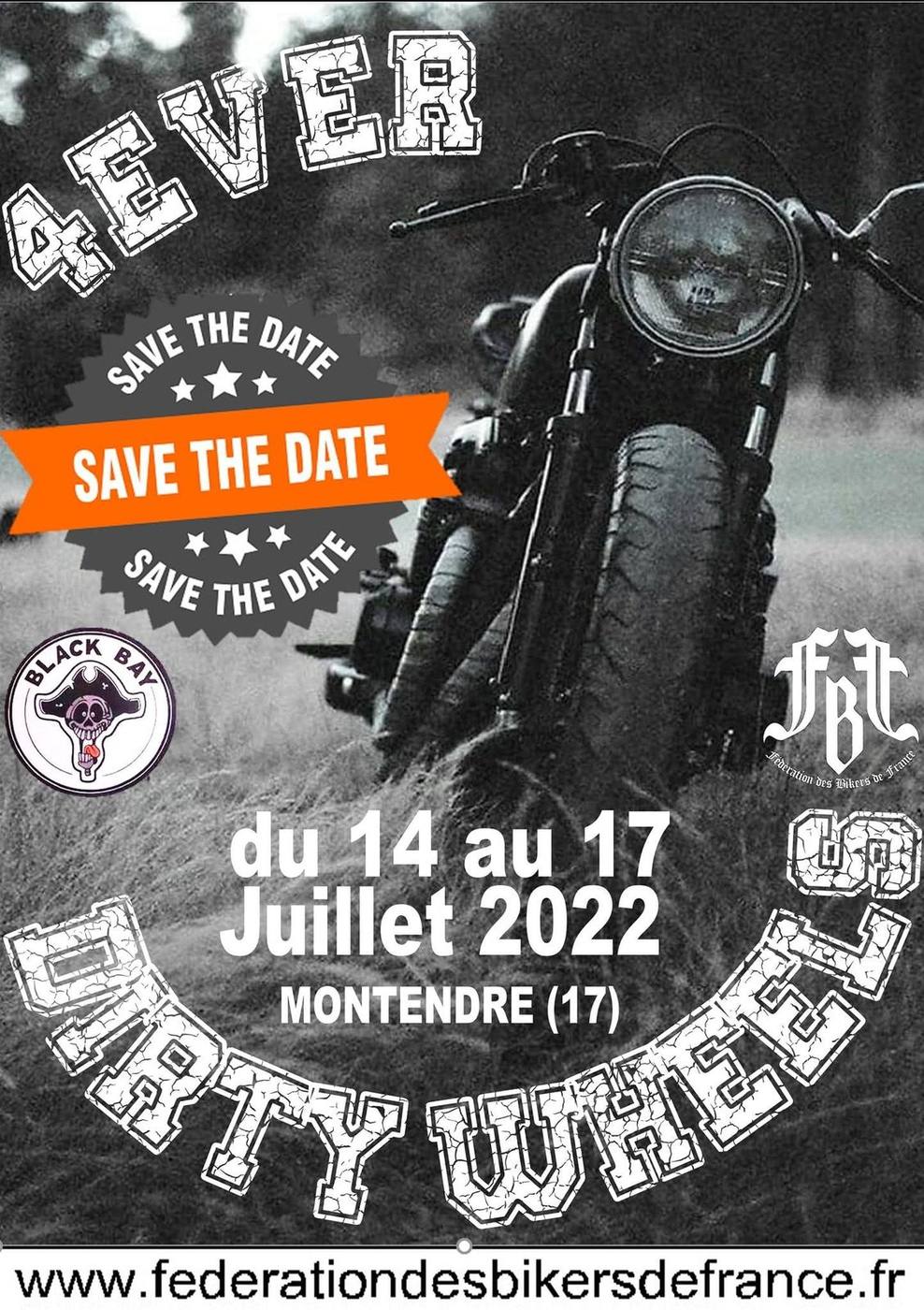 Affiche : Dirty Wheels, Montendre, 14 au 17 juillet 2022