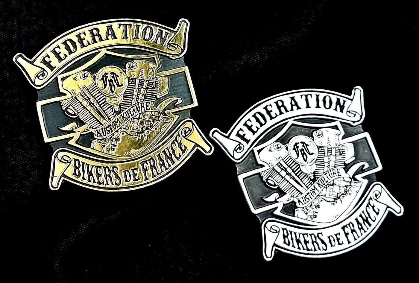 Pins de la Fédération des Bikers de France